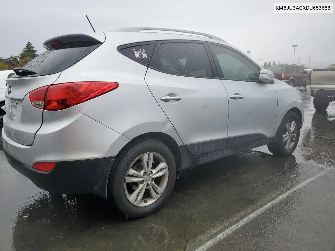 2013 Hyundai Tucson Gls VIN: KM8JU3ACXDU653688 Lot: 80258734