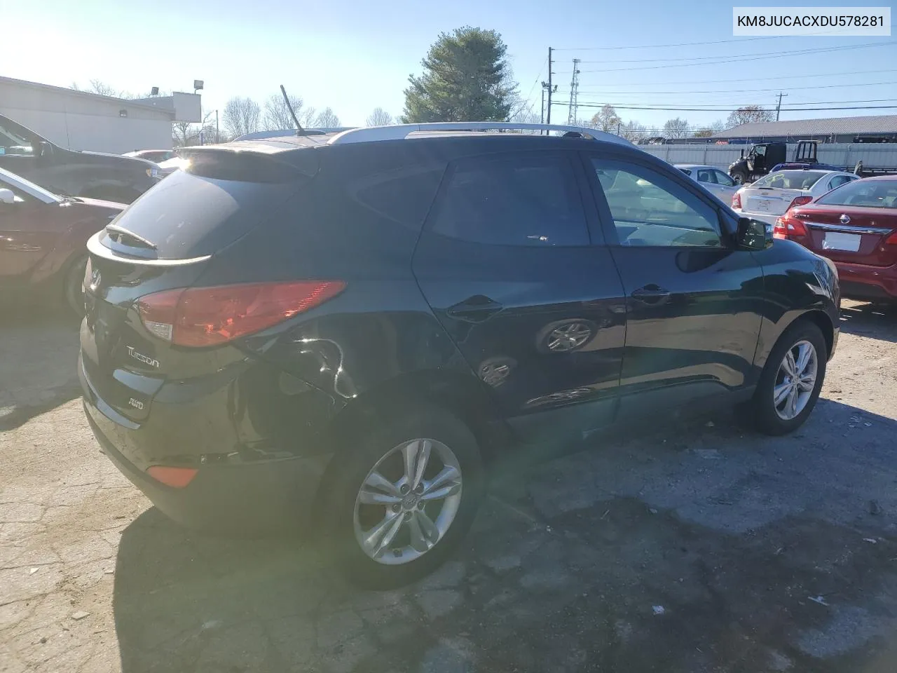 2013 Hyundai Tucson Gls VIN: KM8JUCACXDU578281 Lot: 80643764