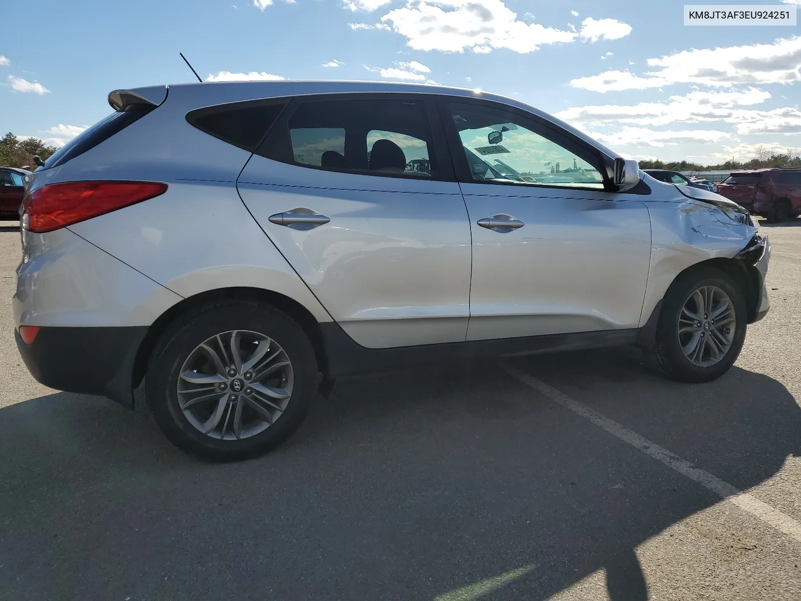 2014 Hyundai Tucson Gls VIN: KM8JT3AF3EU924251 Lot: 43872224