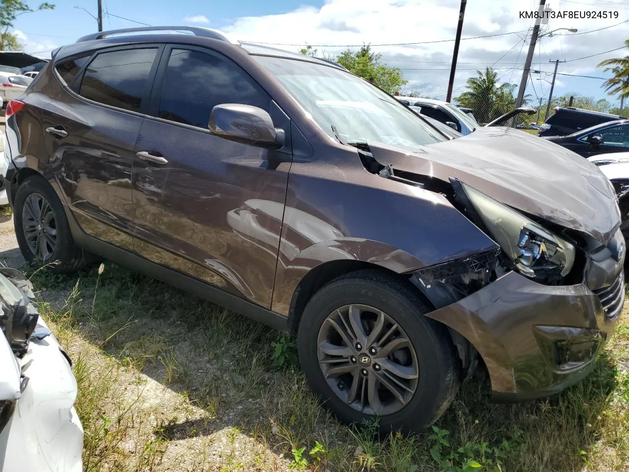 2014 Hyundai Tucson Gls VIN: KM8JT3AF8EU924519 Lot: 50877894