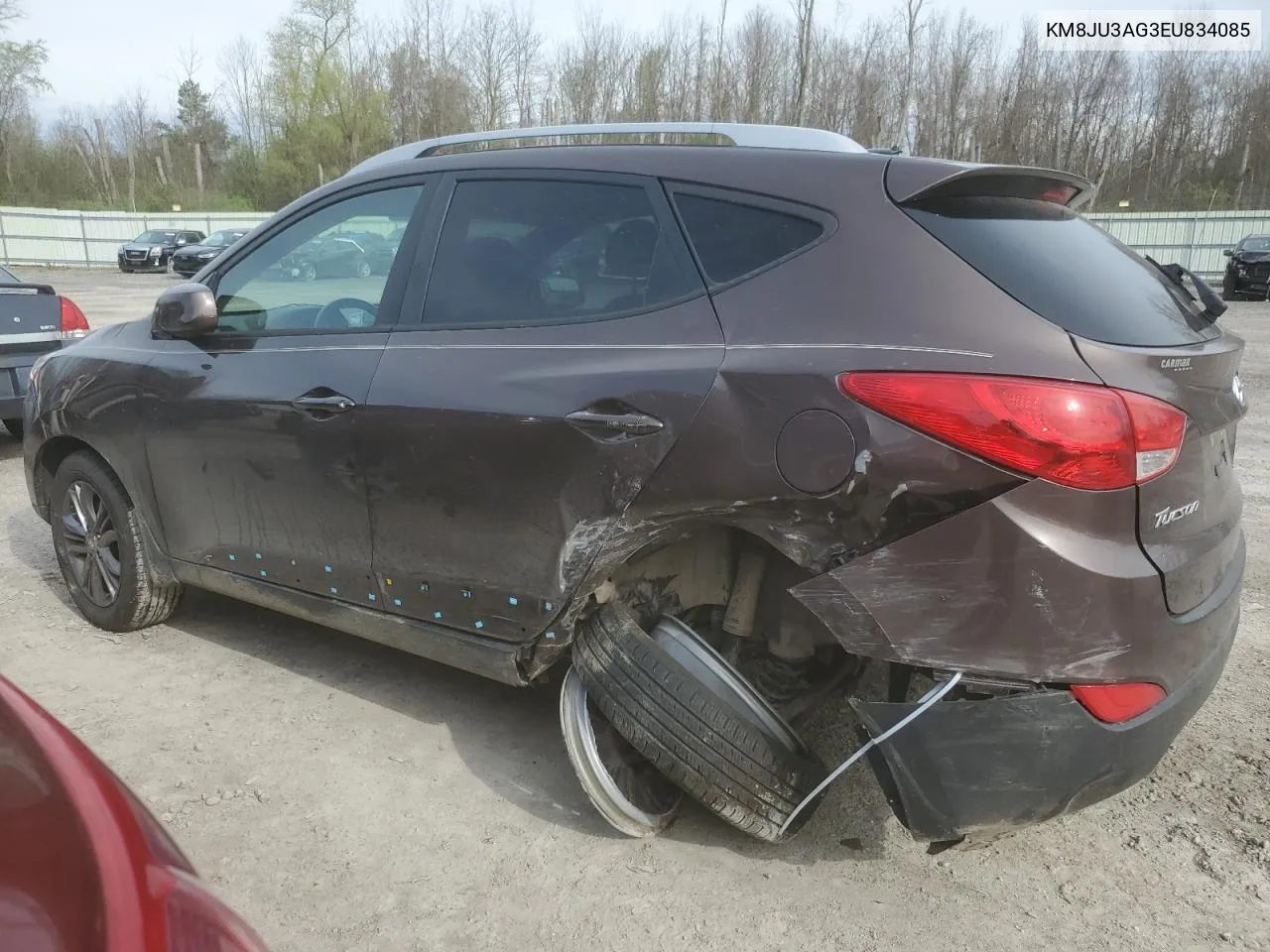 2014 Hyundai Tucson Gls VIN: KM8JU3AG3EU834085 Lot: 52590804