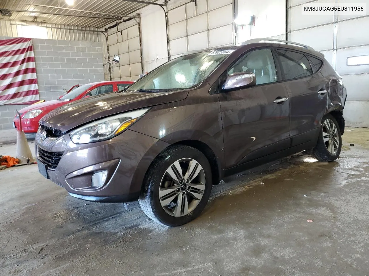 2014 Hyundai Tucson Gls VIN: KM8JUCAG5EU811956 Lot: 57925064