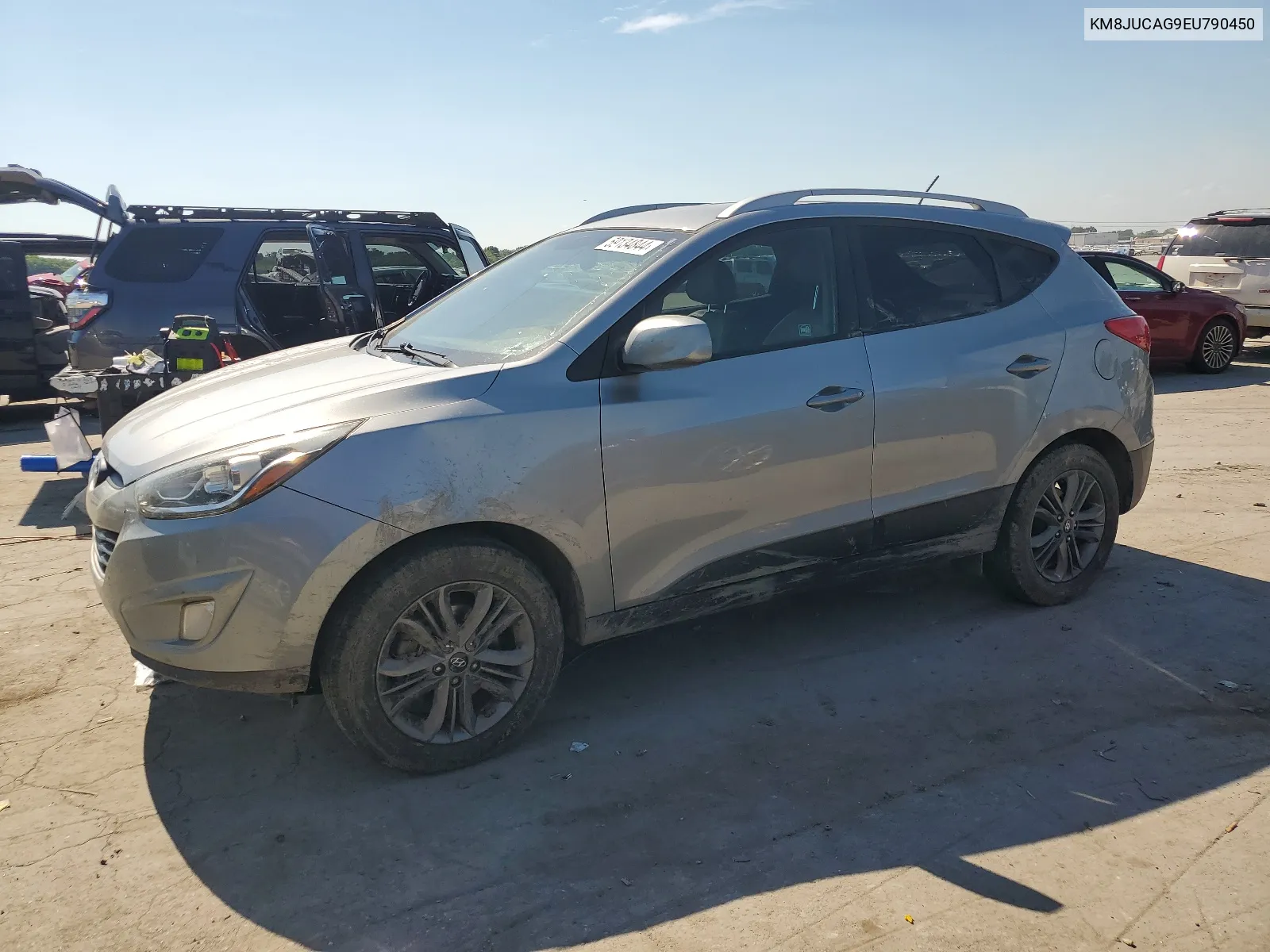 2014 Hyundai Tucson Gls VIN: KM8JUCAG9EU790450 Lot: 59134844