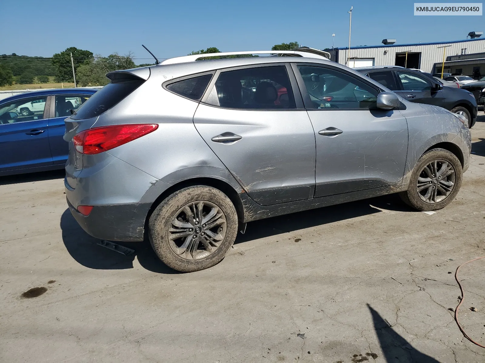 2014 Hyundai Tucson Gls VIN: KM8JUCAG9EU790450 Lot: 59134844