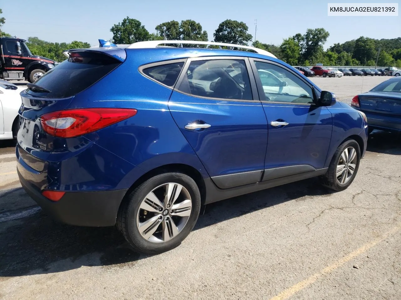 2014 Hyundai Tucson Gls VIN: KM8JUCAG2EU821392 Lot: 59567264