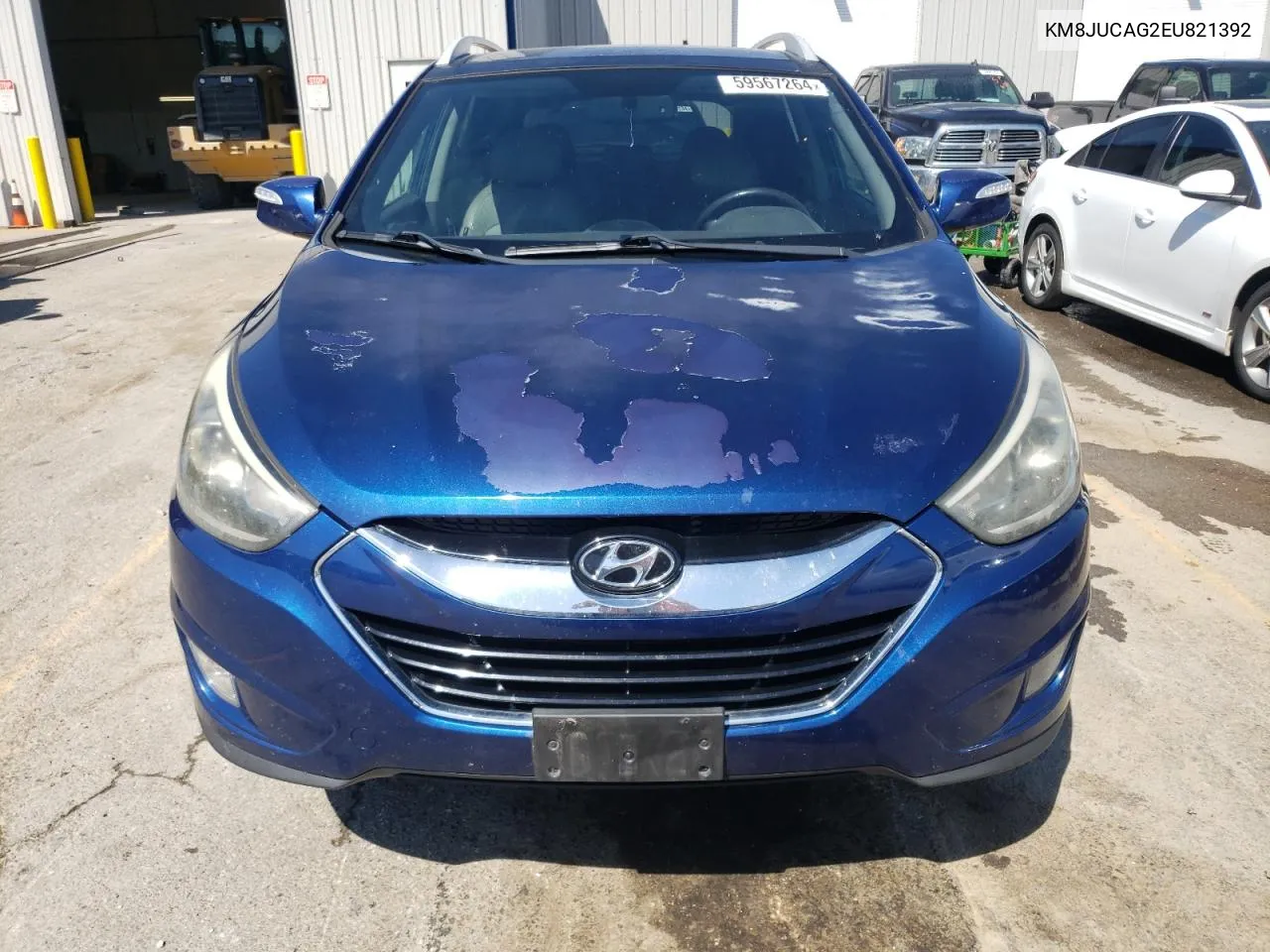 2014 Hyundai Tucson Gls VIN: KM8JUCAG2EU821392 Lot: 59567264