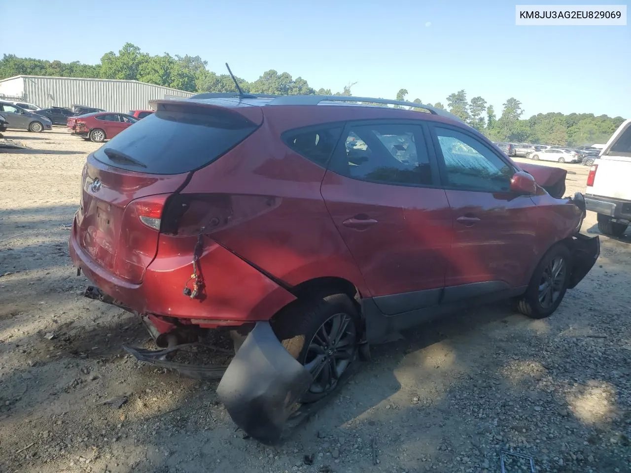 2014 Hyundai Tucson Gls VIN: KM8JU3AG2EU829069 Lot: 60505474