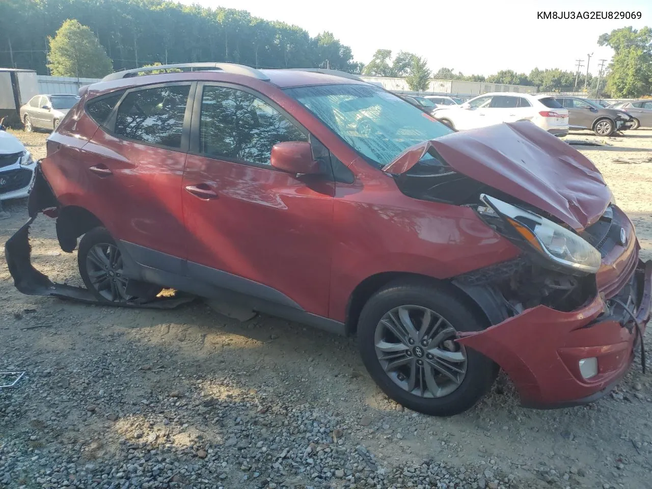 2014 Hyundai Tucson Gls VIN: KM8JU3AG2EU829069 Lot: 60505474