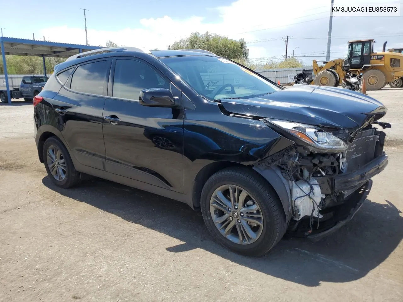 2014 Hyundai Tucson Gls VIN: KM8JUCAG1EU853573 Lot: 64044514