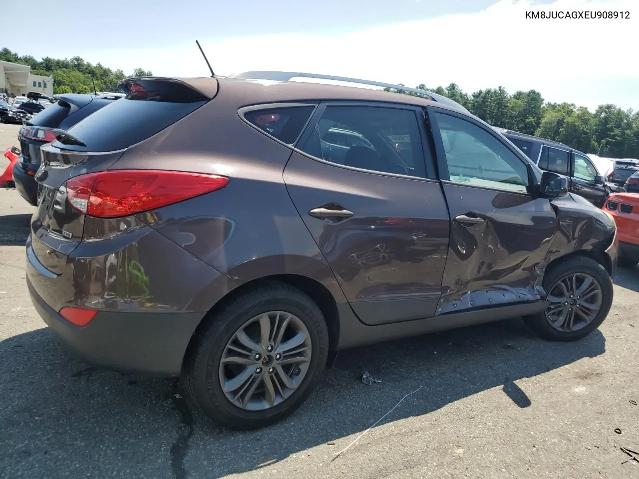 2014 Hyundai Tucson Gls VIN: KM8JUCAGXEU908912 Lot: 64819504