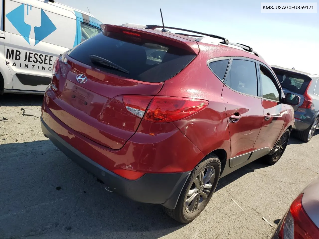 2014 Hyundai Tucson Gls VIN: KM8JU3AG0EU859171 Lot: 66807784