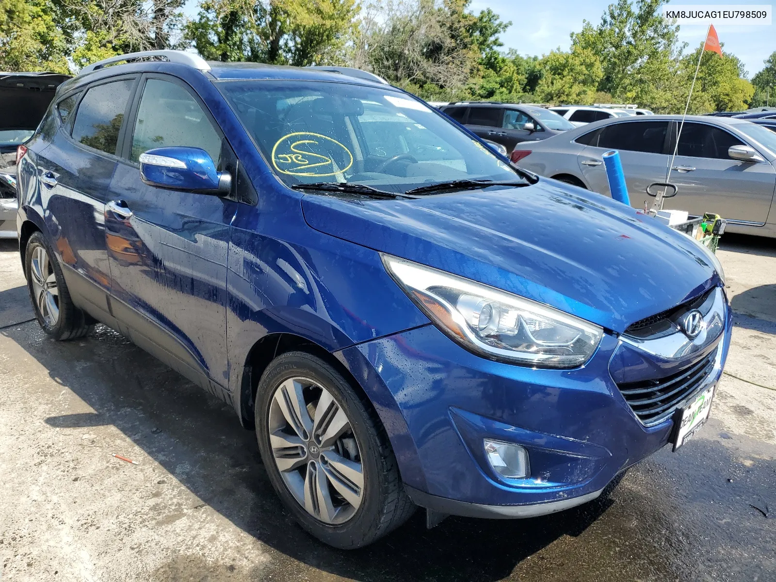 KM8JUCAG1EU798509 2014 Hyundai Tucson Gls