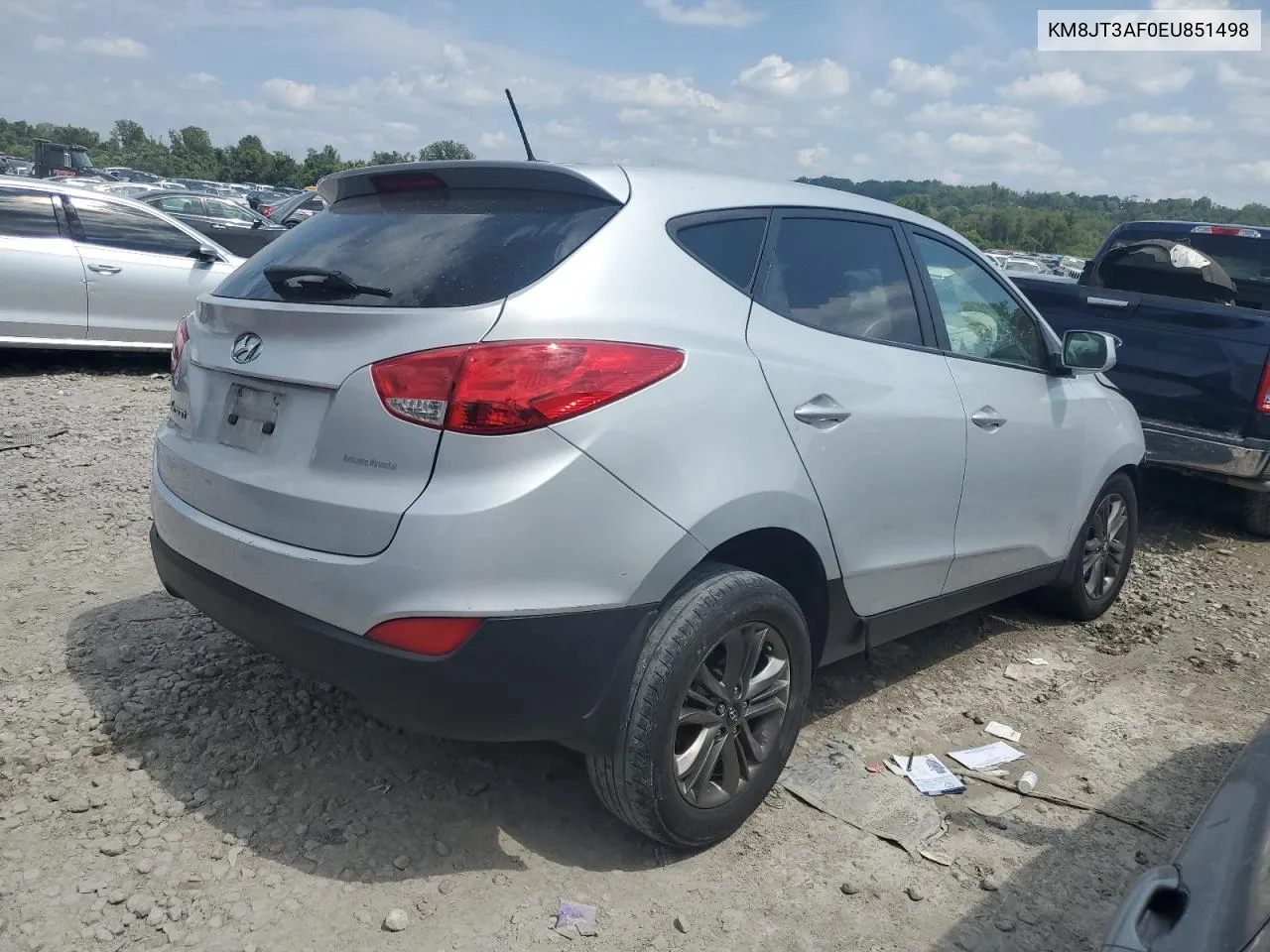 2014 Hyundai Tucson Gls VIN: KM8JT3AF0EU851498 Lot: 68230214