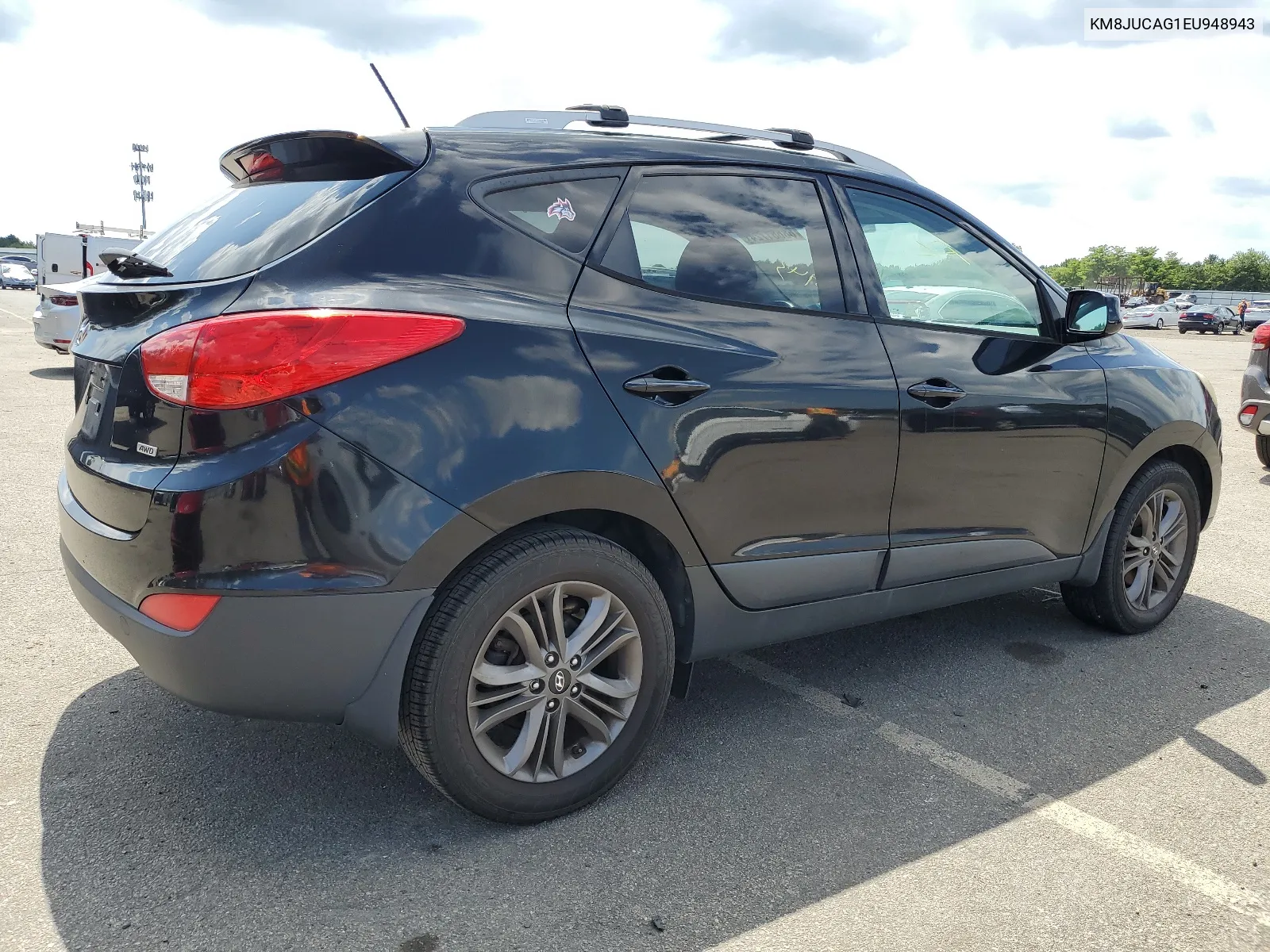 2014 Hyundai Tucson Gls VIN: KM8JUCAG1EU948943 Lot: 68661724