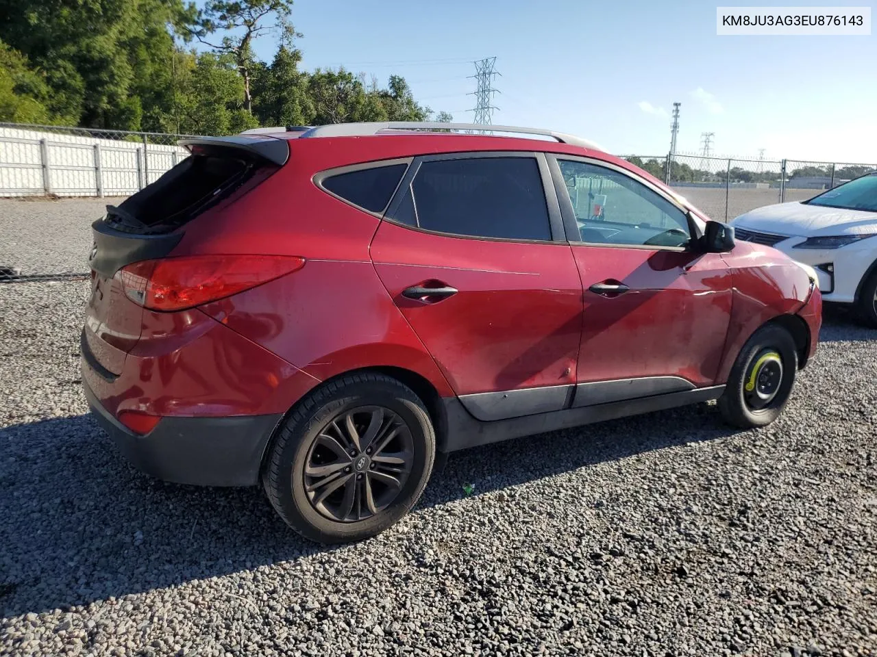 2014 Hyundai Tucson Gls VIN: KM8JU3AG3EU876143 Lot: 69740574