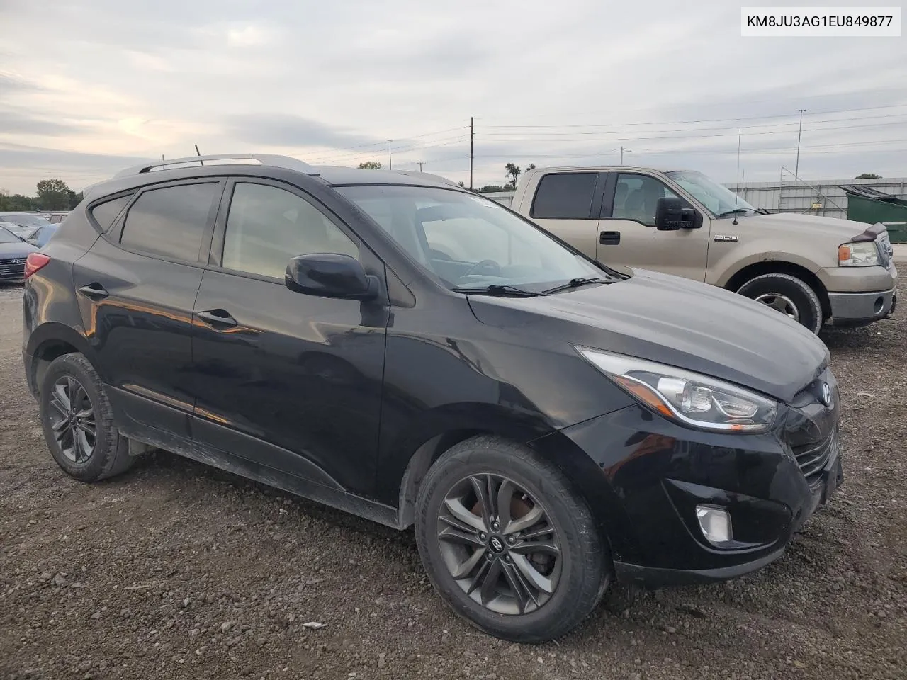 2014 Hyundai Tucson Gls VIN: KM8JU3AG1EU849877 Lot: 71301354