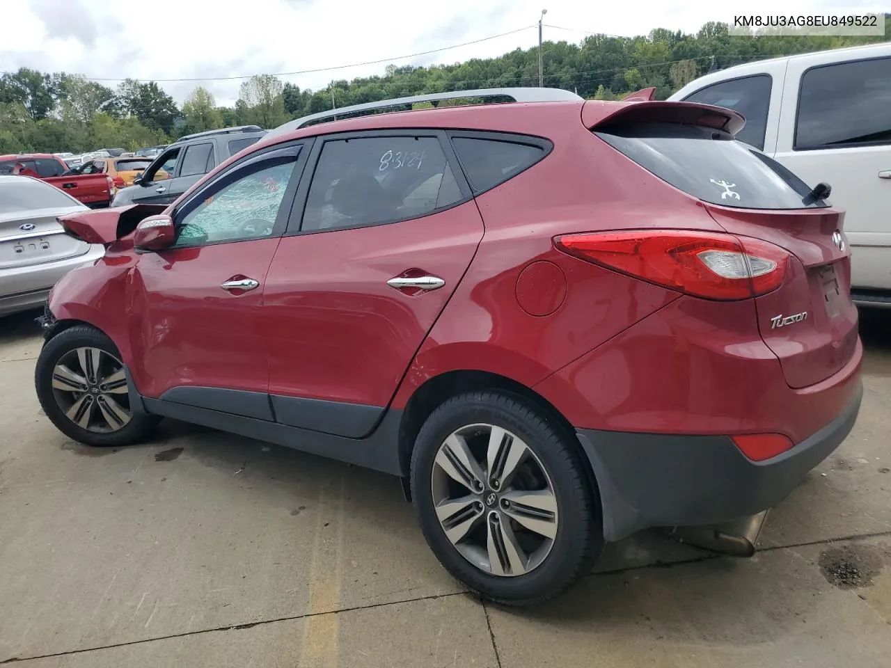 2014 Hyundai Tucson Gls VIN: KM8JU3AG8EU849522 Lot: 71432444