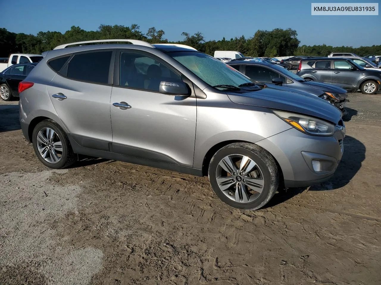 2014 Hyundai Tucson Gls VIN: KM8JU3AG9EU831935 Lot: 72051584