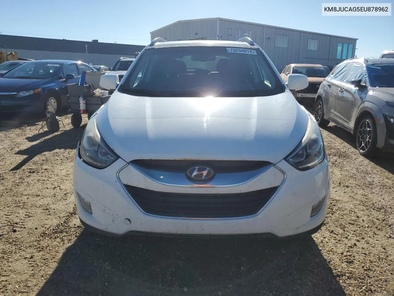 2014 Hyundai Tucson Gls VIN: KM8JUCAG5EU878962 Lot: 73234014