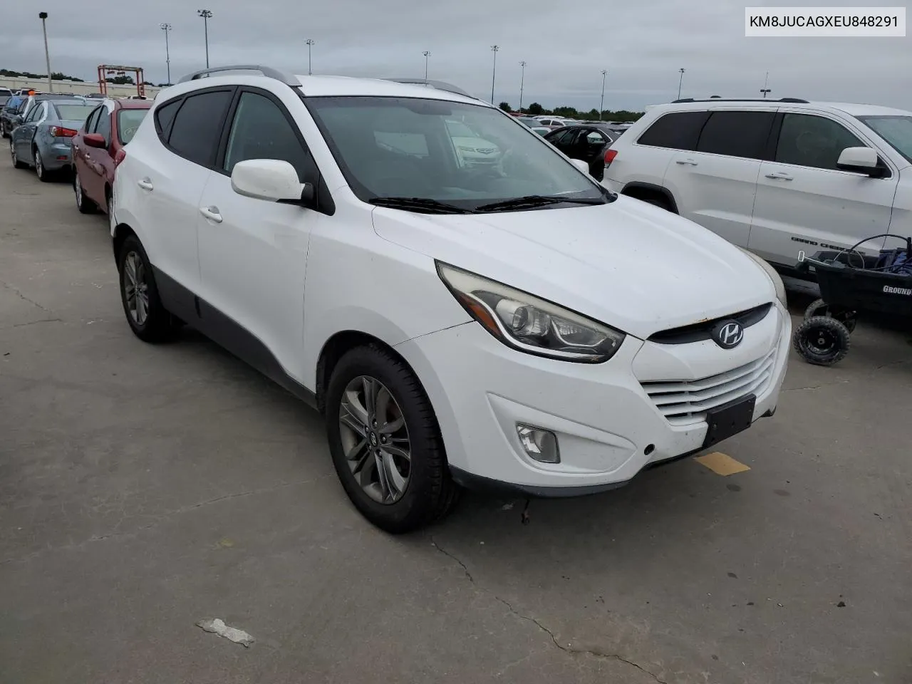 2014 Hyundai Tucson Gls VIN: KM8JUCAGXEU848291 Lot: 74533044