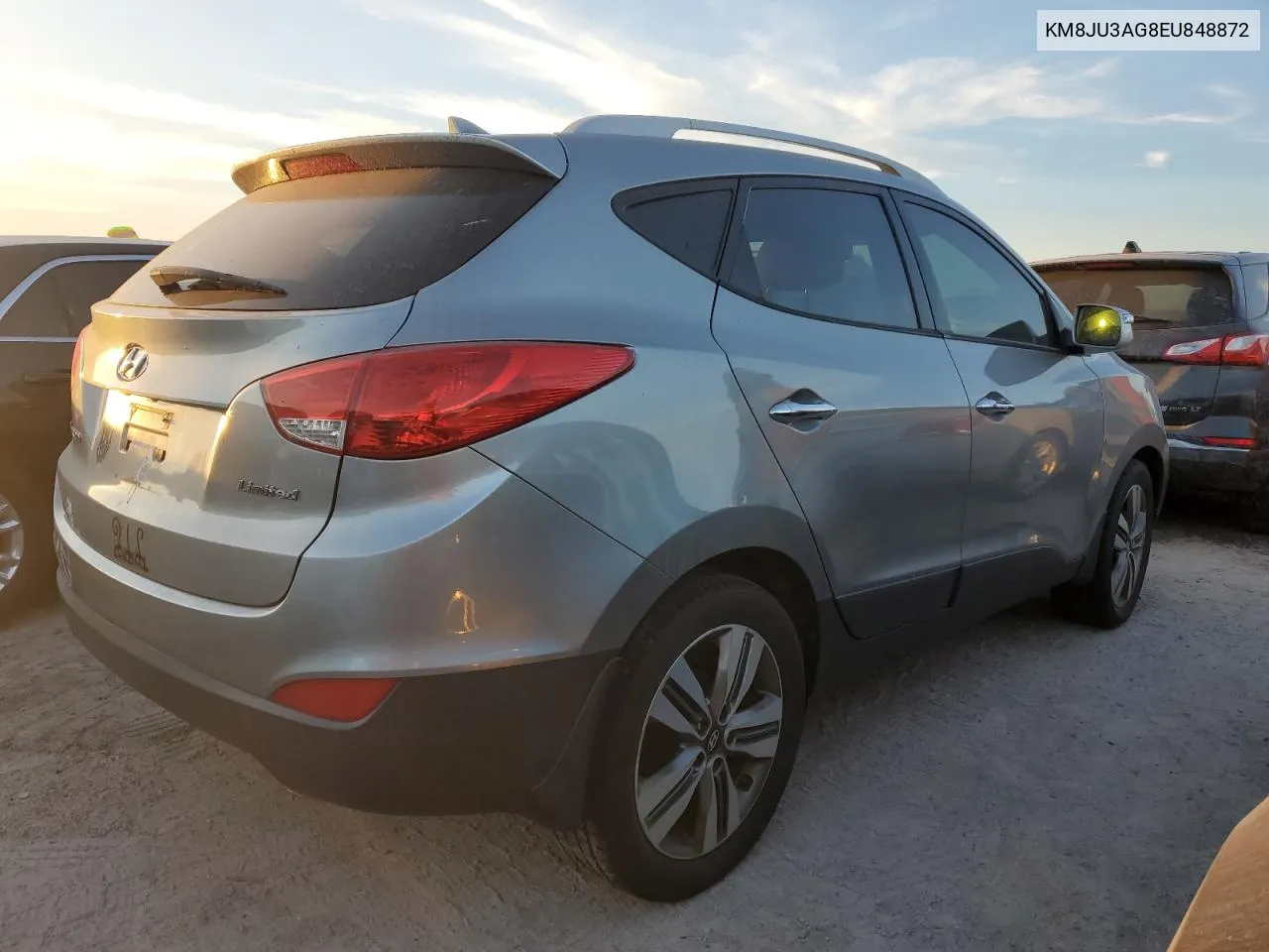 2014 Hyundai Tucson Gls VIN: KM8JU3AG8EU848872 Lot: 74757704