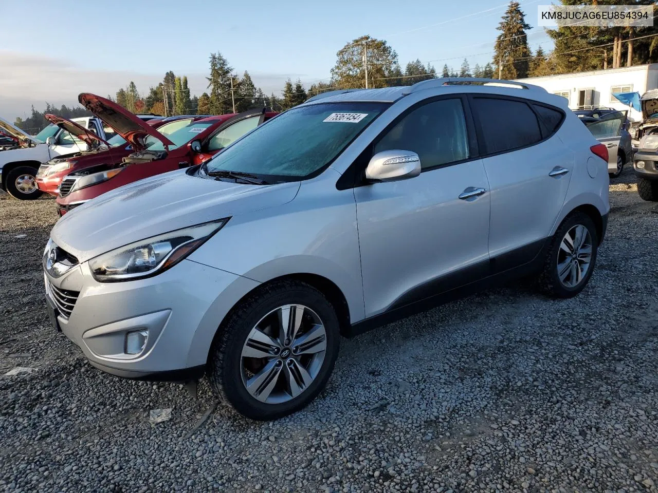 2014 Hyundai Tucson Gls VIN: KM8JUCAG6EU854394 Lot: 75367454