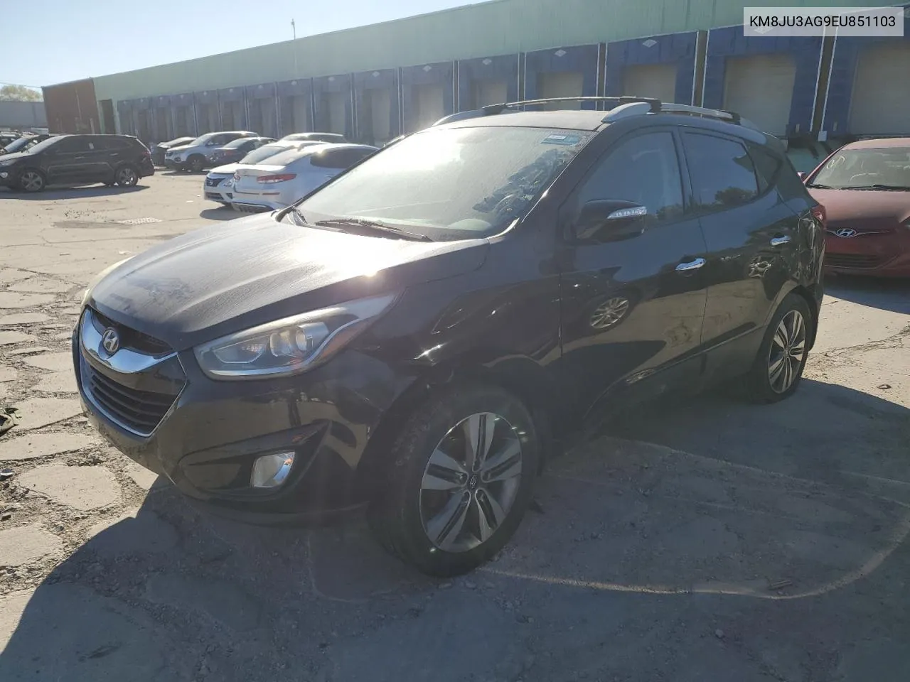 KM8JU3AG9EU851103 2014 Hyundai Tucson Gls