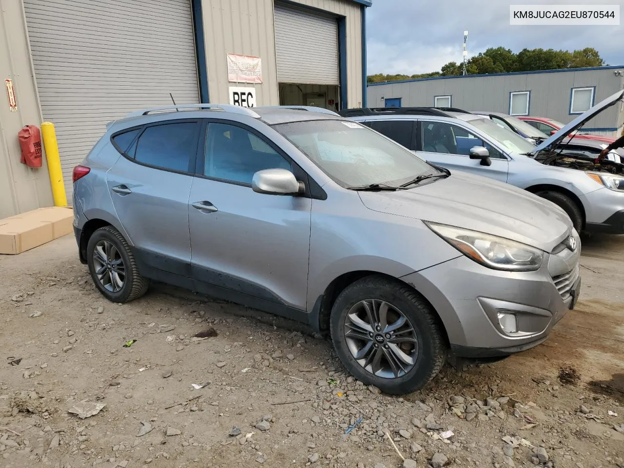 2014 Hyundai Tucson Gls VIN: KM8JUCAG2EU870544 Lot: 75534074