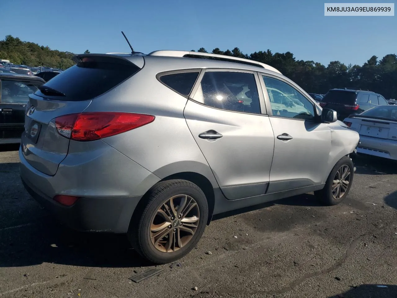 2014 Hyundai Tucson Gls VIN: KM8JU3AG9EU869939 Lot: 75843804