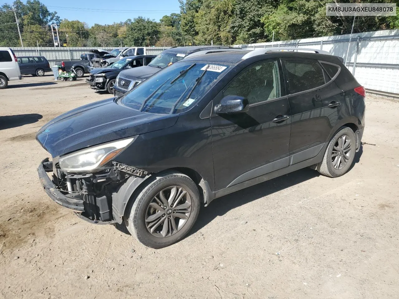 2014 Hyundai Tucson Gls VIN: KM8JU3AGXEU848078 Lot: 76066884