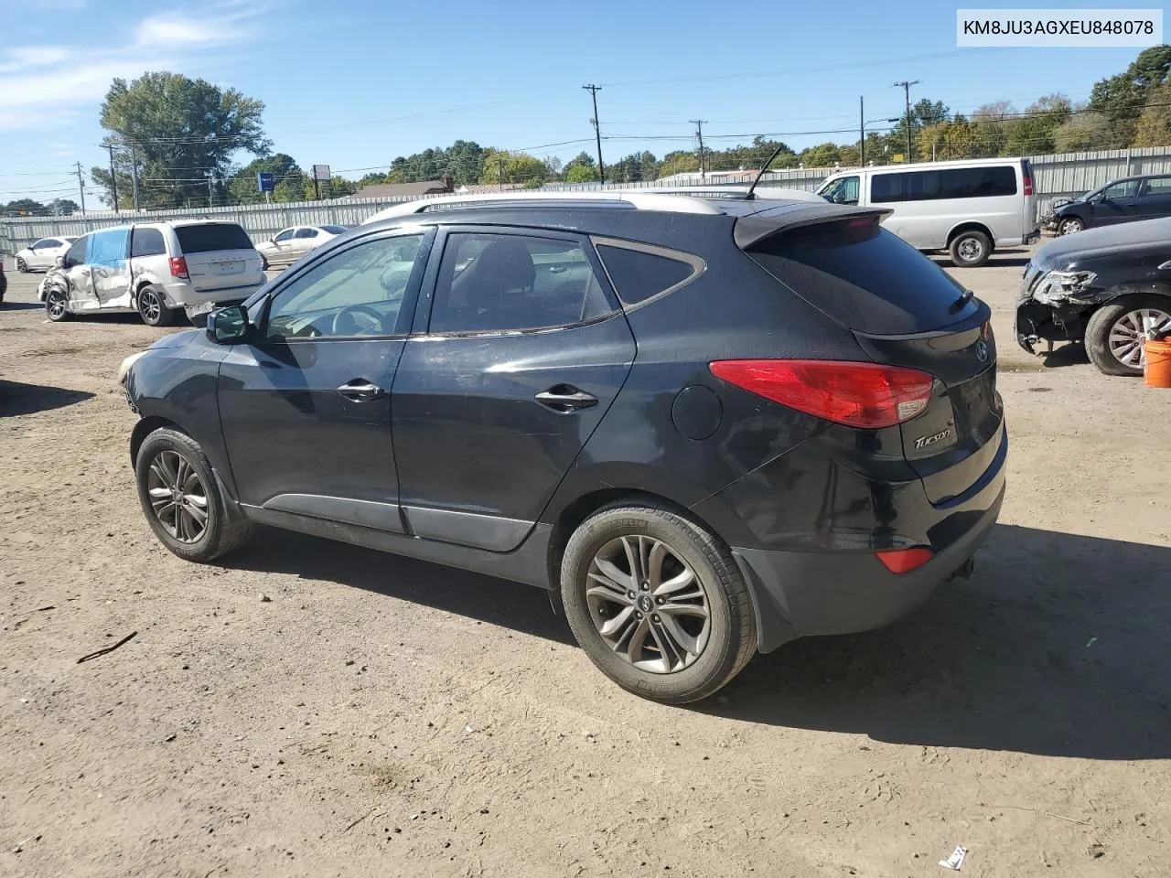 2014 Hyundai Tucson Gls VIN: KM8JU3AGXEU848078 Lot: 76066884