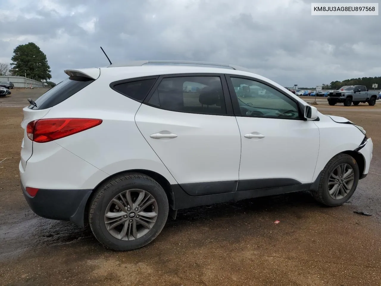 2014 Hyundai Tucson Gls VIN: KM8JU3AG8EU897568 Lot: 77696604