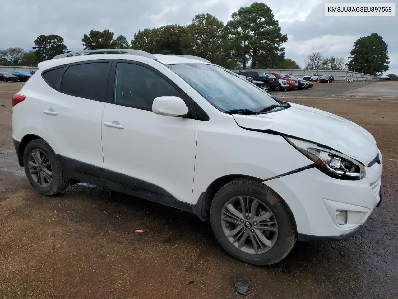 2014 Hyundai Tucson Gls VIN: KM8JU3AG8EU897568 Lot: 77696604