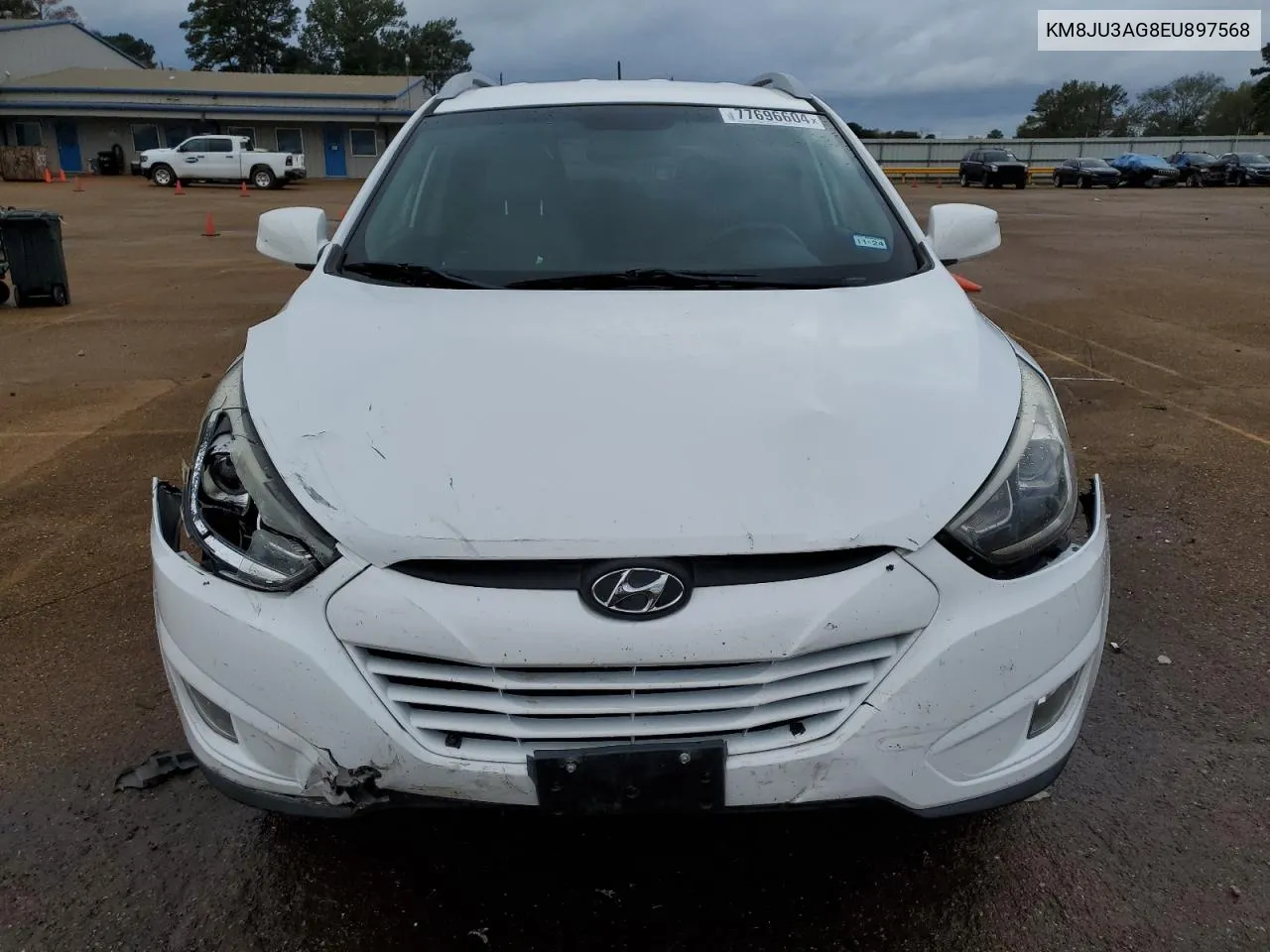 2014 Hyundai Tucson Gls VIN: KM8JU3AG8EU897568 Lot: 77696604