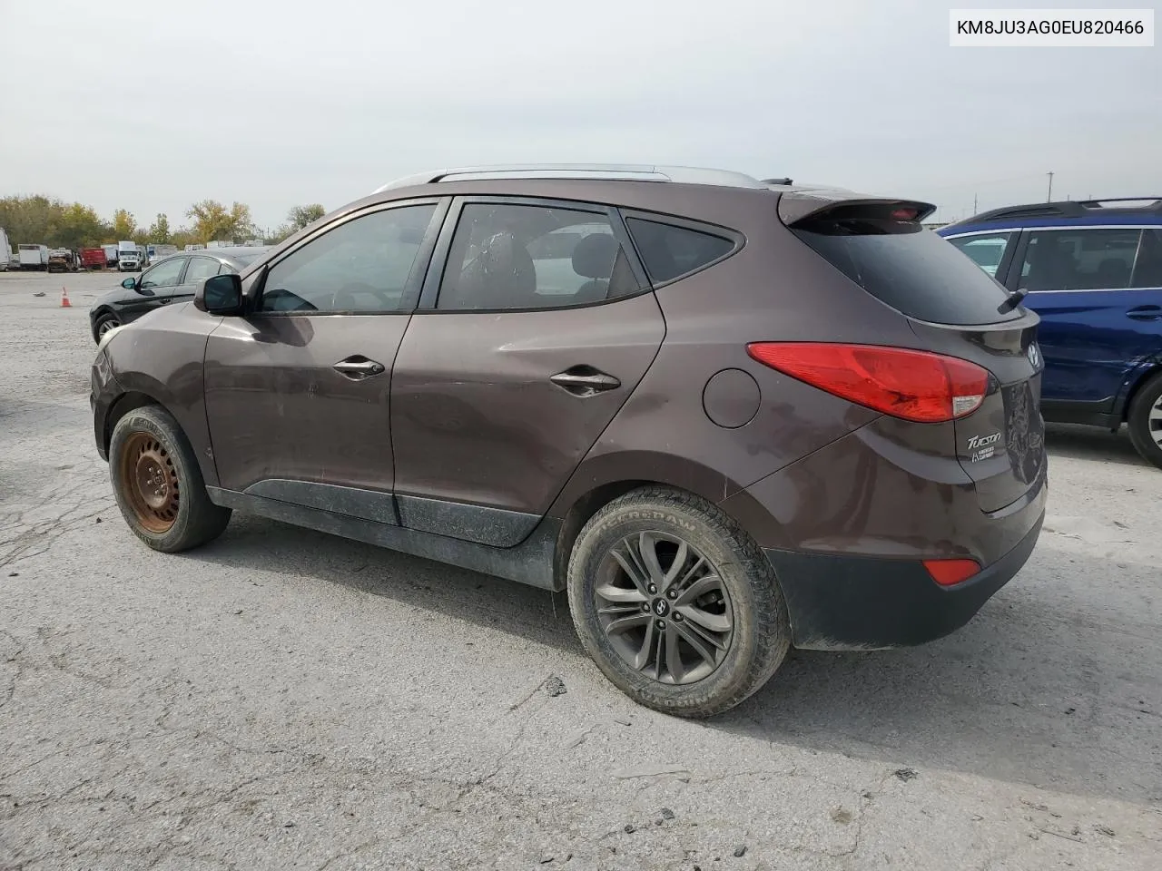 2014 Hyundai Tucson Gls VIN: KM8JU3AG0EU820466 Lot: 78083584