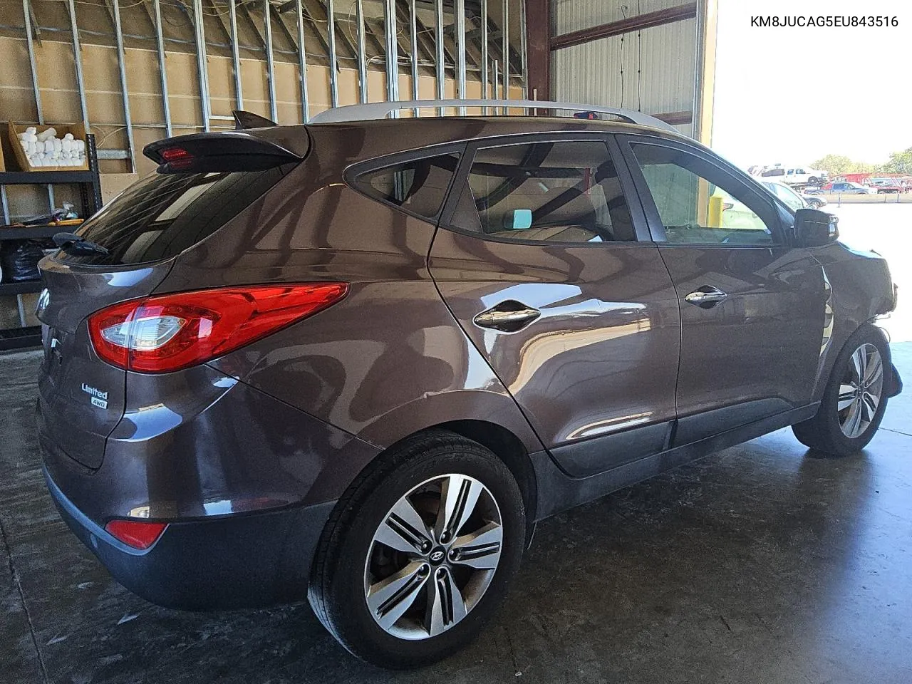 2014 Hyundai Tucson Gls VIN: KM8JUCAG5EU843516 Lot: 78163274