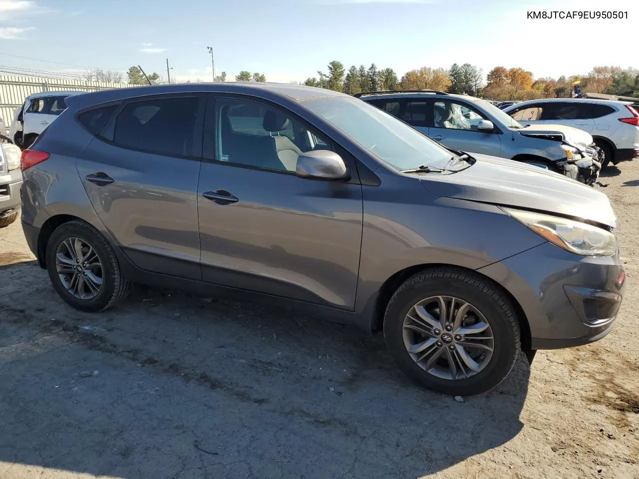 2014 Hyundai Tucson Gls VIN: KM8JTCAF9EU950501 Lot: 78478144