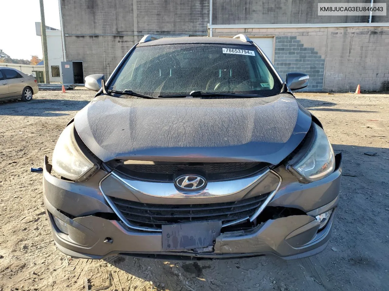 2014 Hyundai Tucson Gls VIN: KM8JUCAG3EU846043 Lot: 78653794