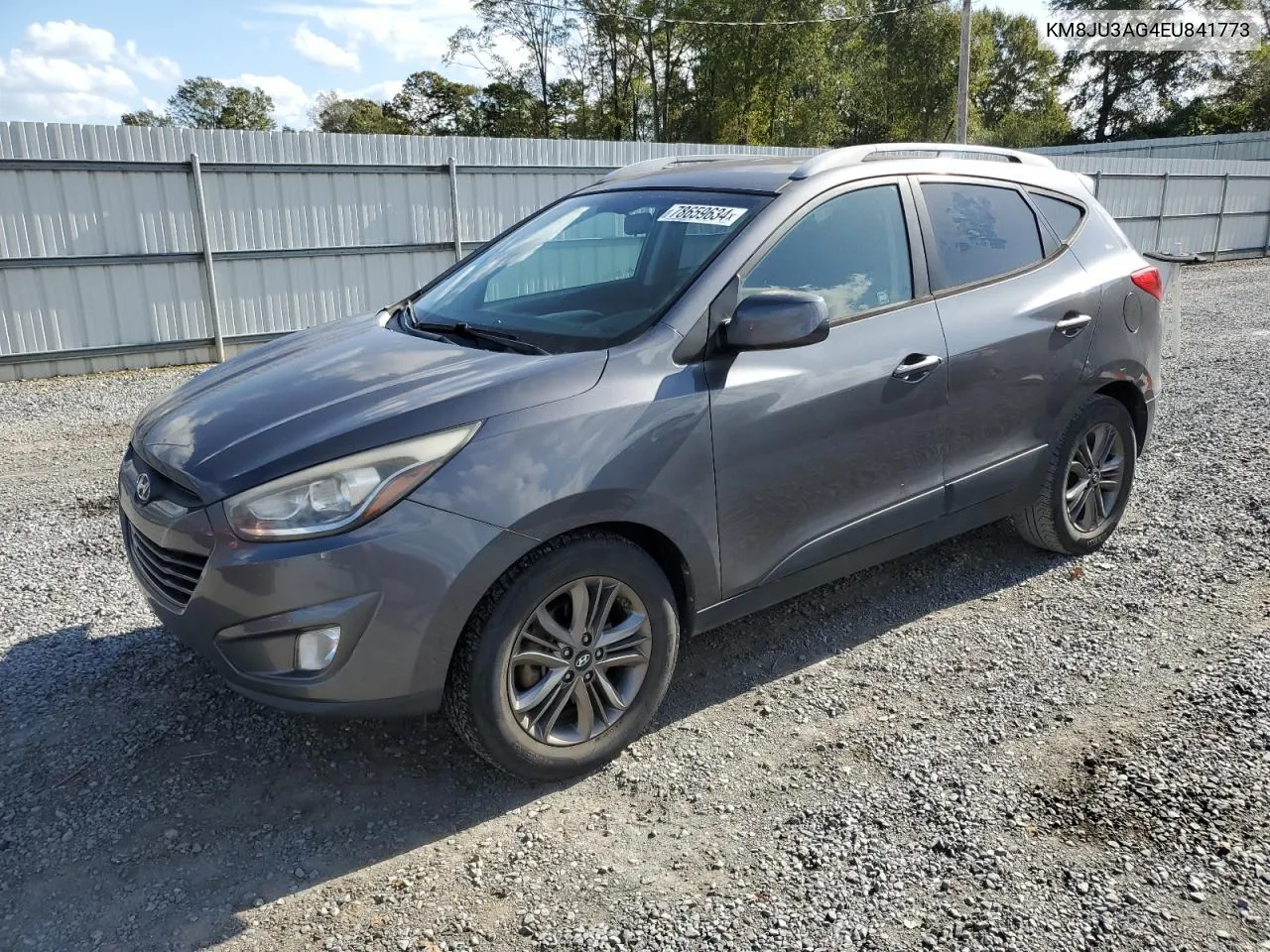 2014 Hyundai Tucson Gls VIN: KM8JU3AG4EU841773 Lot: 78659634