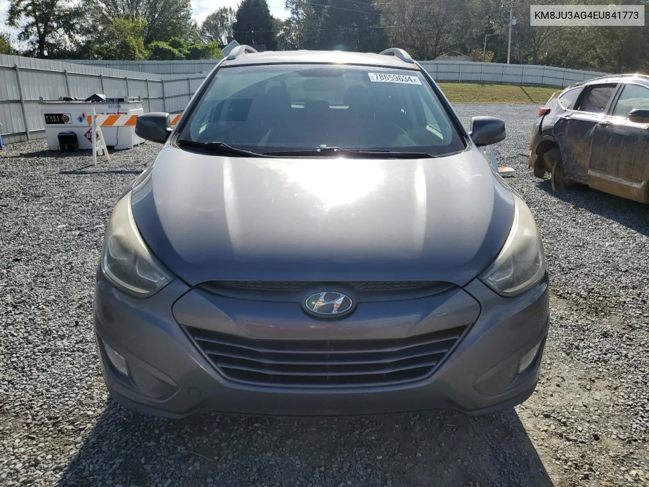 2014 Hyundai Tucson Gls VIN: KM8JU3AG4EU841773 Lot: 78659634