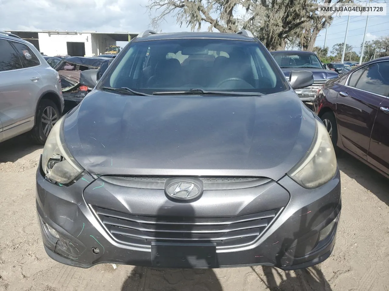 2014 Hyundai Tucson Gls VIN: KM8JU3AG4EU831728 Lot: 78831854