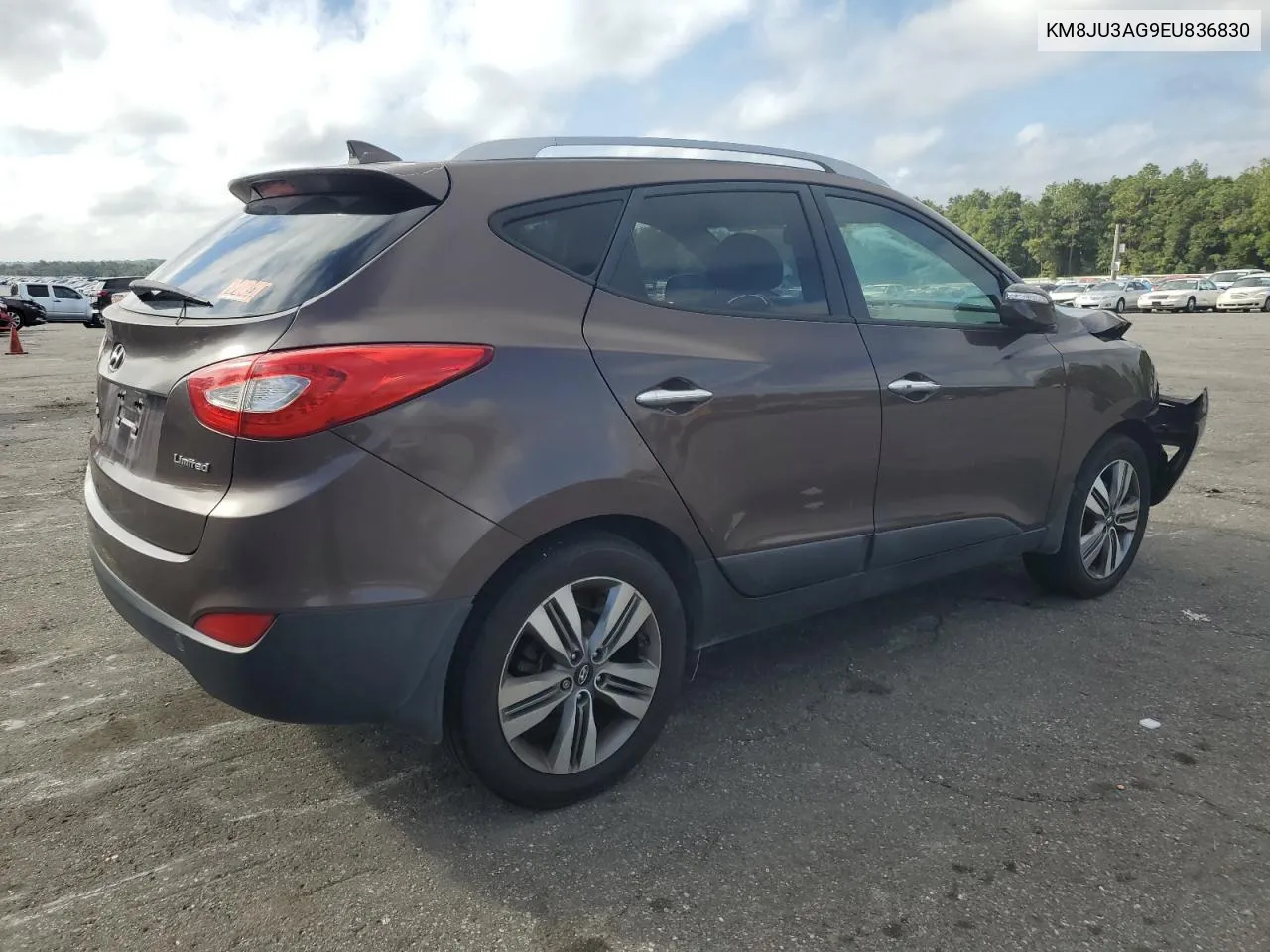 2014 Hyundai Tucson Gls VIN: KM8JU3AG9EU836830 Lot: 78837894