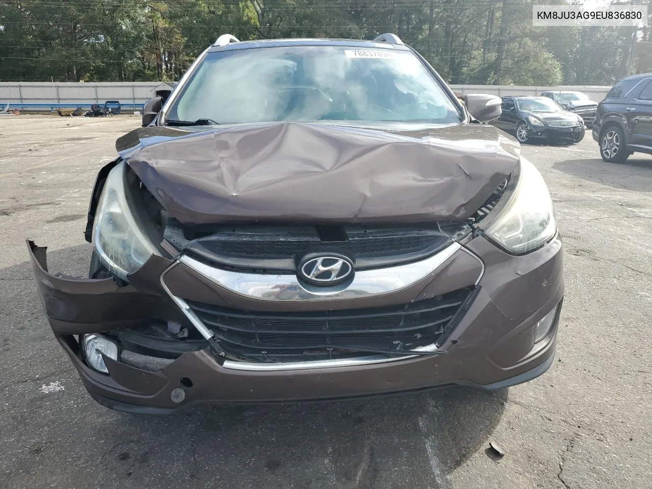 2014 Hyundai Tucson Gls VIN: KM8JU3AG9EU836830 Lot: 78837894