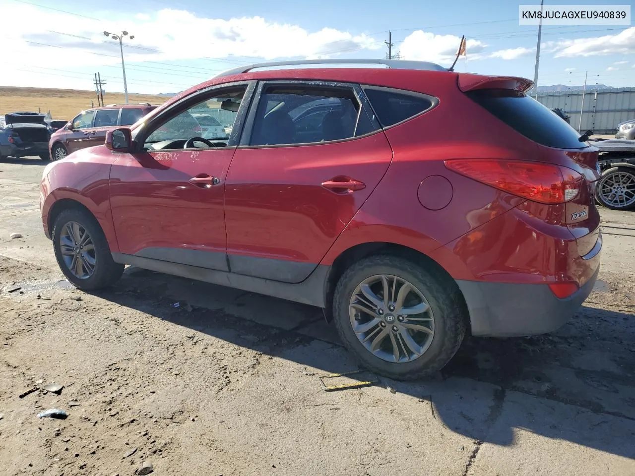 2014 Hyundai Tucson Gls VIN: KM8JUCAGXEU940839 Lot: 78864854