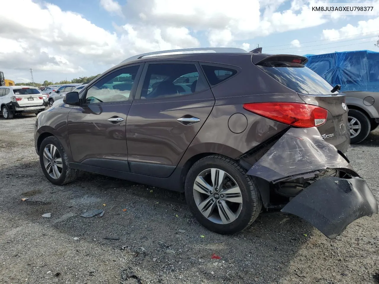 2014 Hyundai Tucson Gls VIN: KM8JU3AGXEU798377 Lot: 78884094