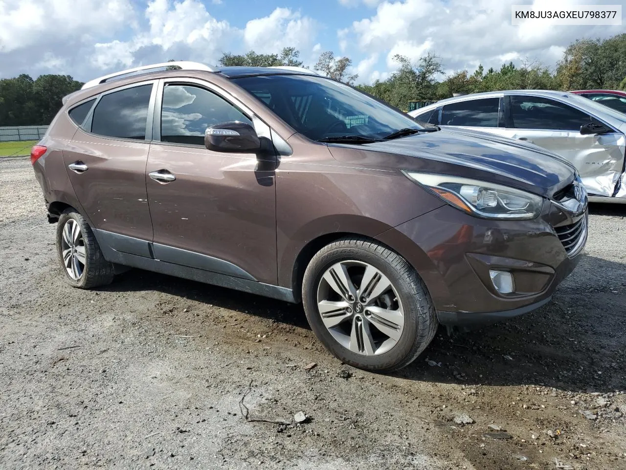 2014 Hyundai Tucson Gls VIN: KM8JU3AGXEU798377 Lot: 78884094