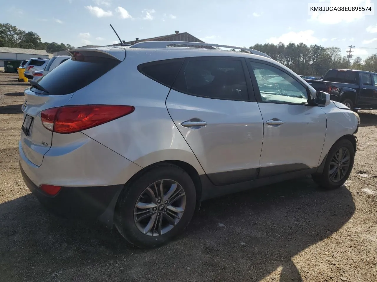 2014 Hyundai Tucson Gls VIN: KM8JUCAG8EU898574 Lot: 79120284