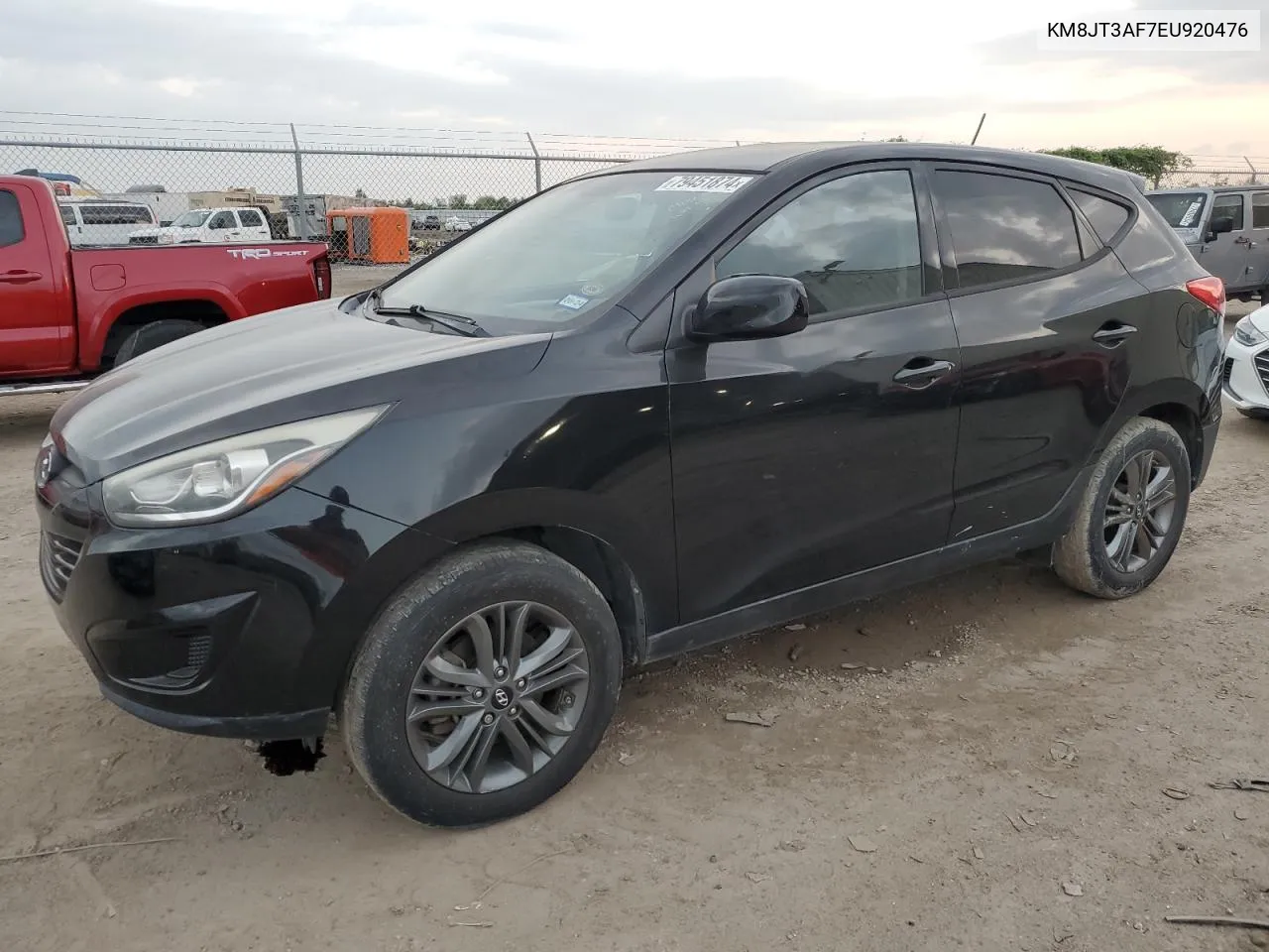 2014 Hyundai Tucson Gls VIN: KM8JT3AF7EU920476 Lot: 79451874