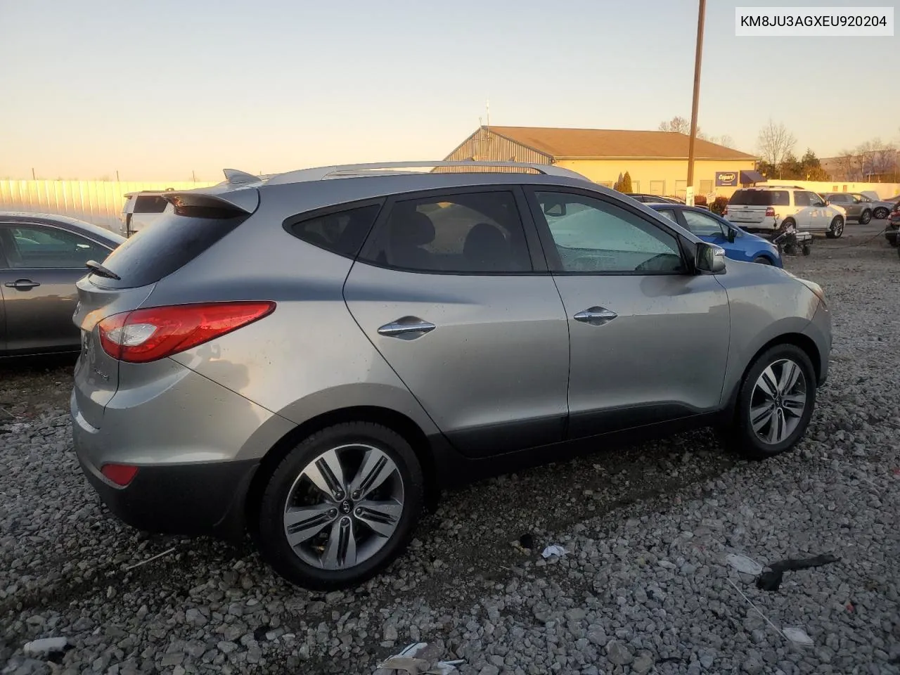 2014 Hyundai Tucson Gls VIN: KM8JU3AGXEU920204 Lot: 79654224