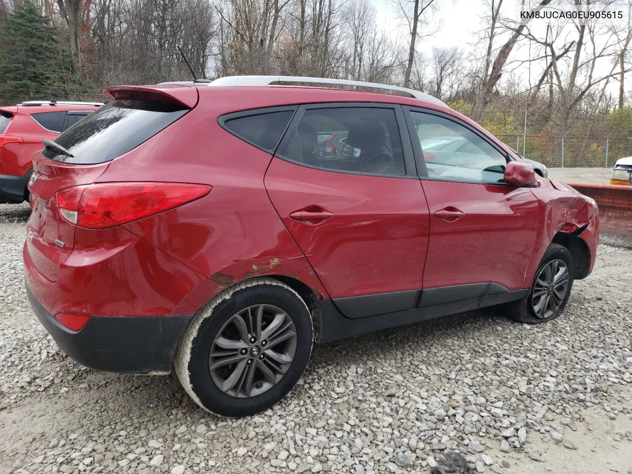 2014 Hyundai Tucson Gls VIN: KM8JUCAG0EU905615 Lot: 79712254